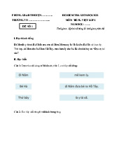 TOP 11 đề thi giữa kỳ học kỳ 1 môn Tiếng Việt lớp 1 năm học 2024 - 2025 | Bộ sách Kết nối tri thức