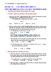 Đề cương môn hoá đại cương- Trường Đại học bách khoa - Đại học đà nẵng.