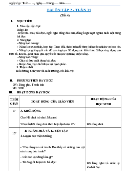 Bài 3: Đánh giá cuối kì 2 | Tuần 35 tiết 1 | Giáo án Tiếng Việt 2 học kì 2 | Chân trời sáng tạo