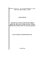 Luận văn thạc sĩ quản trị nhân lực | Trường Đại học Lao động - Xã hội