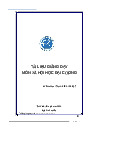 TÀI LIỆU GIẢNG DẠY MÔN XÃ HỘI HỌC ĐẠI CƯƠNG | Đại học Kinh tế Kỹ thuật Công nghiệp