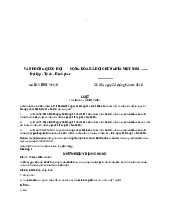 Luật thuế tiêu thụ đặc biệt ở Việt Nam | môn Luật | trường Đại học Huế