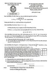 Đề thi HSG Toán 11 lần 15 năm 2024 hội các trường THPT chuyên DH&ĐB Bắc Bộ