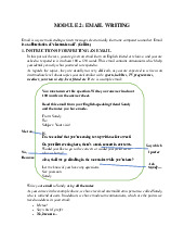 Writing Email môn Tiếng Anh   | Học viện Nông nghiệp Việt Nam