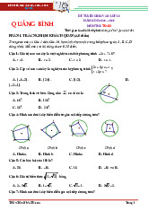 Đề tuyển sinh lớp 10 môn Toán năm 2025 – 2026 sở GD&ĐT Quảng Bình