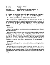 Phân Tích Văn Hóa Giao Dịch Miền Bắc và Miền Nam Việt Nam | Môn Giao dịch và đàm phán kinh doanh - Đại học Kinh Tế Quốc Dân