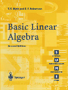 Sách Thomas S Blyth Edmund F Robertson - Basic Linear Algebra-Springer (2002) môn Đại số tuyến tính | Trường Đại học Công nghiệp Thành phố Hồ Chí Minh