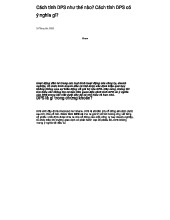 Cách Tính Và Ý Nghĩa Của DPS Trong Đầu Tư Chứng Khoán