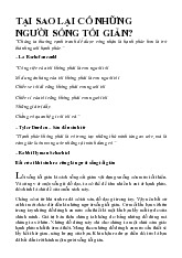 Lối sống tối giản của người Nhật - Tài liệu tổng hợp