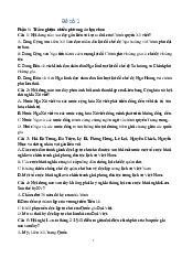 Đề ôn tập môn Lịch Sử - THPT 2025