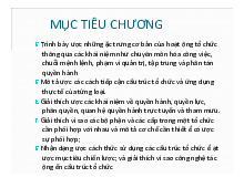 Chương 6: Thiết kế tổ chức thích nghi - Môn quản trị học - Đại Học Kinh Tế - Đại học Đà Nẵng