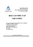 Báo cáo thực tập tham khảo - Tài liệu tham khảo | Đại học Hoa Sen