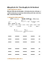 Mẫu giấy thi A4: Tải mẫu giấy thi A4 file Word