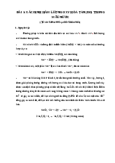 Bài xác định hàm lượng oxy hòa tan (DO) trong mẫu nước | Công nghệ hóa học | Trường Đại học Công nghiệp TP.HCM