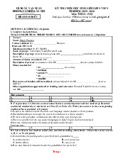 Đề Thi Chọn HSG Tiếng Anh 9 Xã Vạn Xuân Phú Thọ 2025-2026 Có Đáp Án