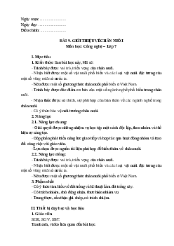 Giáo án Bài 9: Giới thiệu về chăn nuôi Công nghệ 7 | Kết nối tri thức