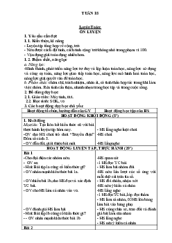 Giáo án buổi 2 Toán 2 sách Cánh diều (Cả năm) | Tuần 18
