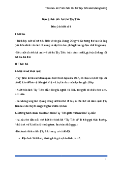 Phân tích bài thơ Tây Tiến của Quang Dũng | Văn mẫu lớp 12
