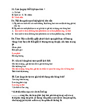 ĐỀ CƯƠNG KINH TẾ CHÍNH TRỊ MÁC (KHTN-Đại học Quốc Gia Hà Nội)