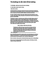 Kinh tế thị trường: Khái niệm, phân loại và vai trò quan trọng