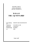 Báo cáo thực tập tốt nghiệp - Tài liệu tham khảo | Đại học Hoa Sen