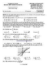 Đề giữa kì 1 Toán 10 năm 2025 – 2026 trường THPT chuyên Vị Thanh – Cần Thơ