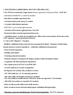 Đề cương luật thương mại quốc tế