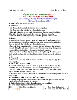 Giáo án Đạo đức 2 sách Chân trời sáng tạo (Cả năm) | Tuần 15