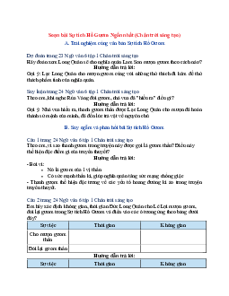 Soạn Văn 6 siêu ngắn - Chân trời sáng tạo bài Sự tích Hồ Gươm