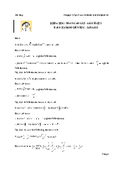 Hàm số liên tục - đáp án - GIải tích 1 | Trường đại học Bách Khoa, Đại học Đà Nẵng