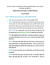 Bài Tập Thực Hành: Lập Lịch Trình Tour Du Lịch Mùa Hoa Nở | Quy hoạch du lịch | Đại học Tôn Đức Thắng