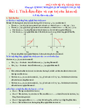 Bài tập ứng dụng đạo hàm để khảo sát hàm số