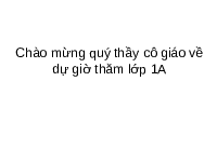 Giáo án điện tử Đạo đức 1 Bài 6 Cánh diều: Em tự giác làm việc của mình