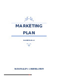 Marketing Plan first draft - Tài liệu tham khảo | Đại học Hoa Sen