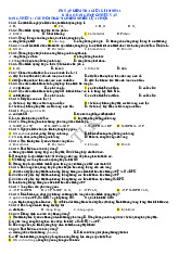 Kiểm tra giữa kì môn hoá học 12