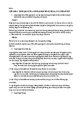 Tổng hợp lý thuyết chương 1 môn Sáp nhập, mua lại và tái cấu trúc doanh nghiệp  | Trường Đại học Kinh tế Thành phố Hồ Chí Minh