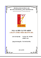 Báo cáo Thực tập Tốt nghiệp - Công ty Cổ phần Thực phẩm Vinapia | Thực tập cơ bản | Trường Đại học Bách khoa Hà Nội