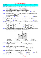 Đề Ôn Tập Giữa Học Kỳ 1 Toán 10 Theo Cấu Trúc Mới 2024-2025 Giải Chi Tiết