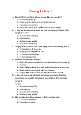 Ôn tập kiến thức cơ bản Môn Quản trị tài chính | Trường Cao đẳng Du lịch Sài Gòn