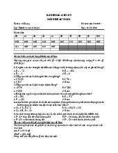Kiểm Tra Giữa Kỳ - Môn Kinh Tế Vi Mô 1