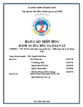 Báo cáo Lãnh đạo và quyền lực – Mối quan hệ và sự khác biệt môn Hành vi tổ chức | Đại học kinh tế Quốc dân