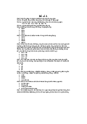 Đề thi sô 3  - Môn thống kê trong kinh tế và kinh doanh| Đại học Kinh Tế Quốc Dân