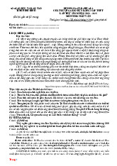 Đề Thi Thử Tốt Nghiệp 2025 Ngữ Văn Sở GD Ninh Bình Lần 2 Có Lời Giải