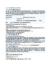 Phương pháp xác định một số chia hết cho 7 - Toán 6