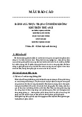 Đánh giá tình hình ô nhiễm không khí toàn cầu | Môn Khoa học môi trường - Trường Đại học Kinh tế, Đại học Huế