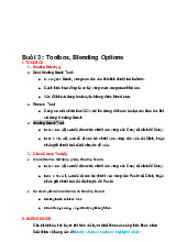 Bài Học 3: Công Cụ Photoshop và Chế Độ Hòa Trộn  Môn Thương mại điện tử | Trường Đại học Công nghiệp Thành phố Hồ Chí Minh