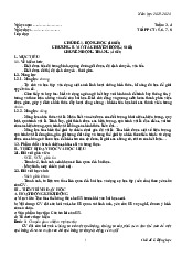 Giáo án ôn tập môn vật lí học kì I