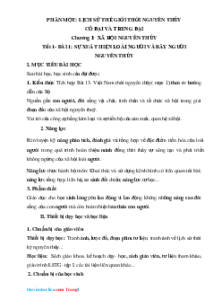 Giáo án Lịch Sử 10 theo công văn 5512 cả năm rất hay