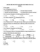 Đề thi giữa học kỳ 1 môn Toán lớp 5 năm học 2024 - 2025 | Bộ sách Chân trời sáng tạo