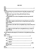 Bài tập nhóm tham khảo về công khai, minh bạch quy hoạch kế hoạch sử dụng đất môn Luật đất đai | Trường Đại học Luật Hà Nội